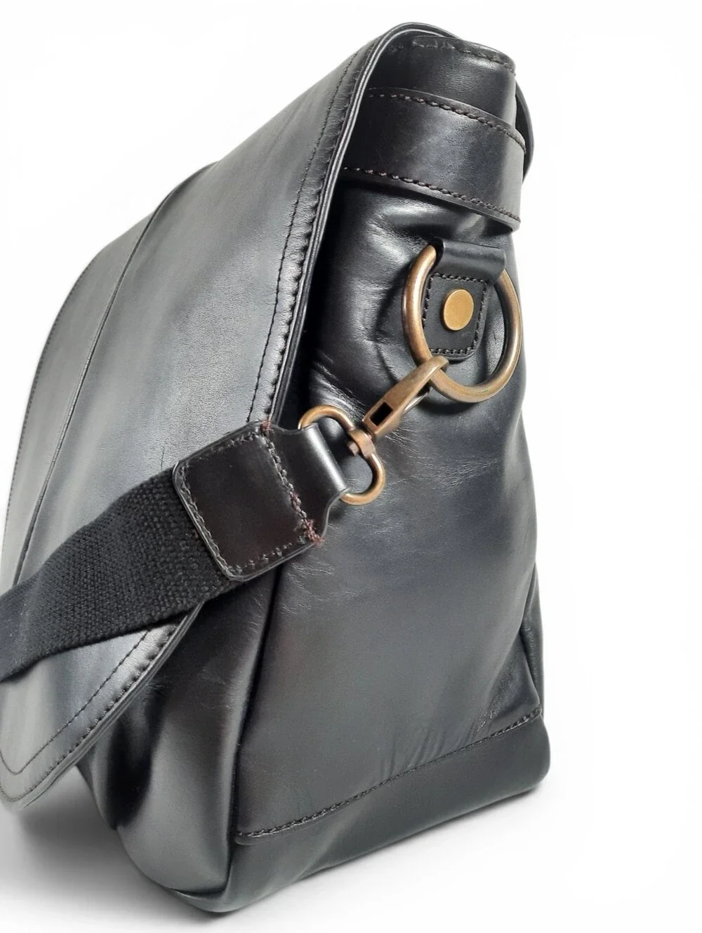 BOSCA Mail Bag Leather Messenger Briefcase Weekender Laptop Business Office Work